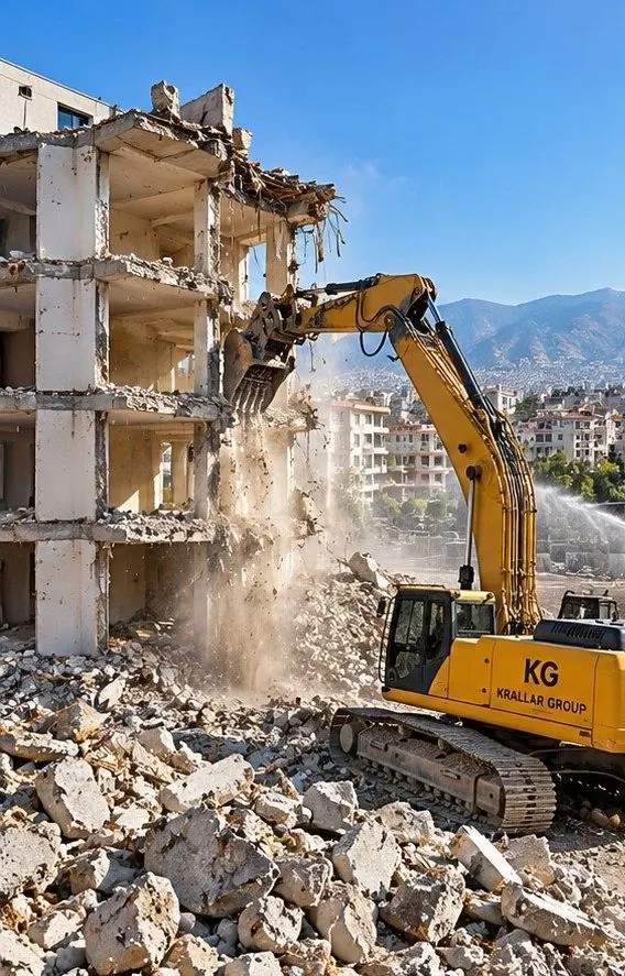İnşaat sahasında uygulama çalışması örnek görseli