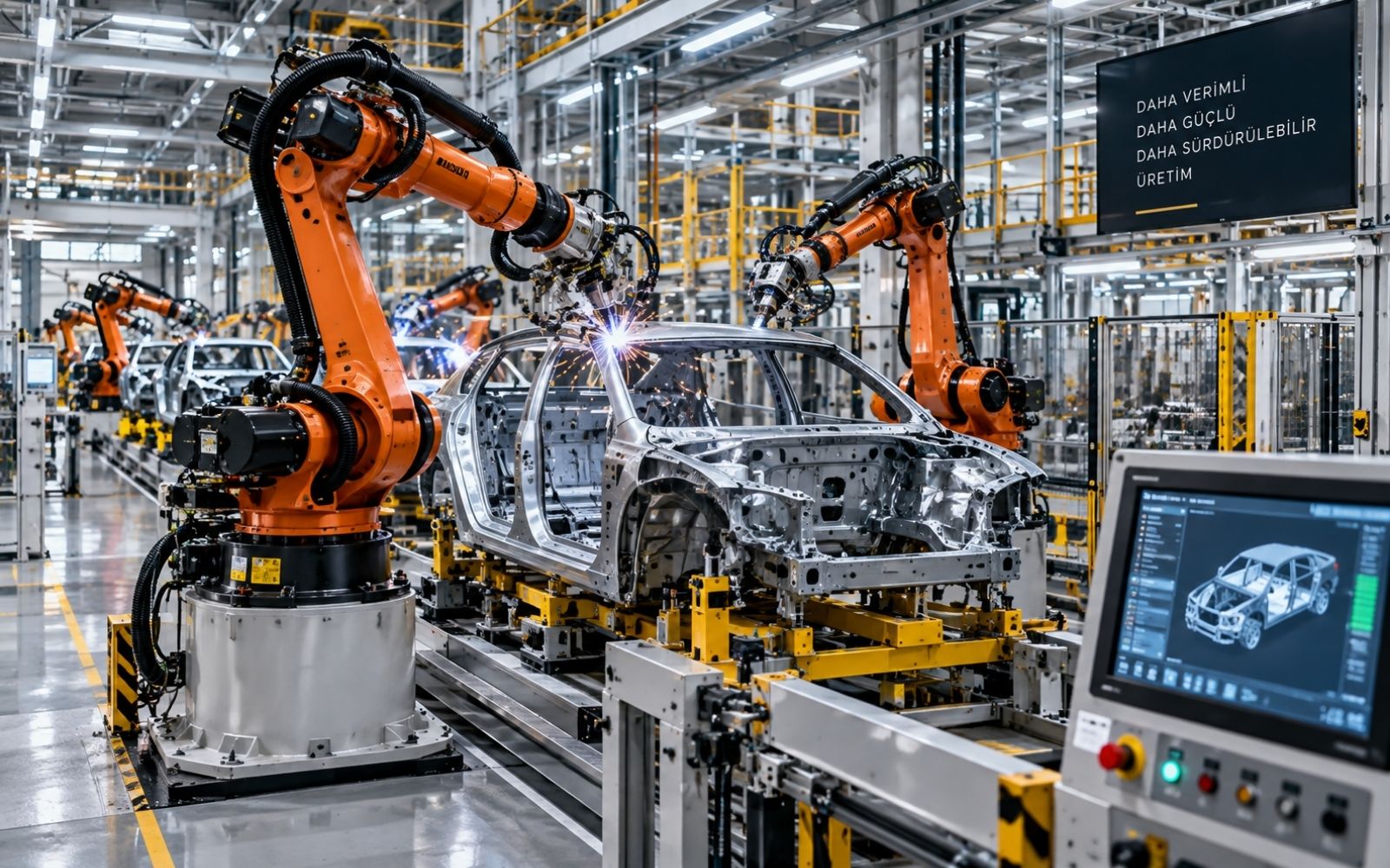 Robotik ve ileri üretim altyapısı temel uygulaması