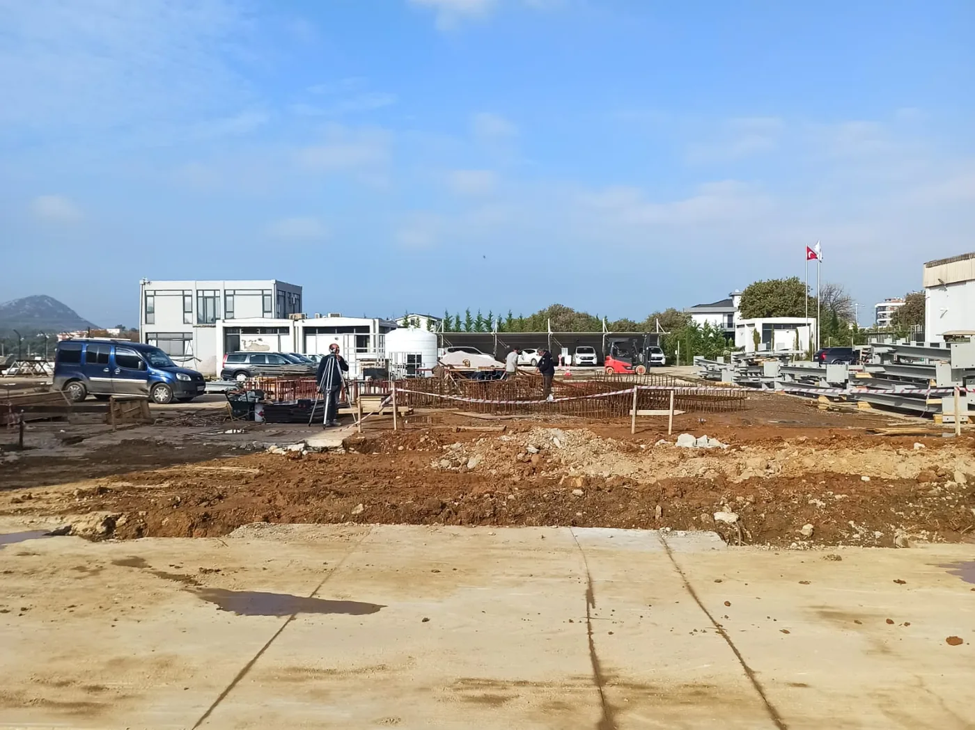 Endüstriyel saha hazırlığı