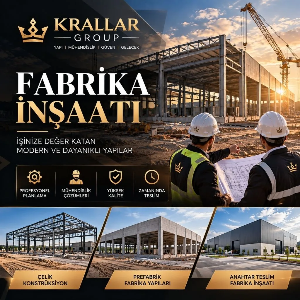 Fabrika İnşaatı uygulaması – Krallar Group