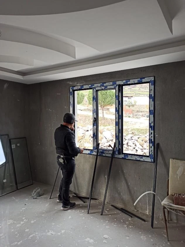 Krallar Group PVC DOĞRAMA saha uygulaması 1